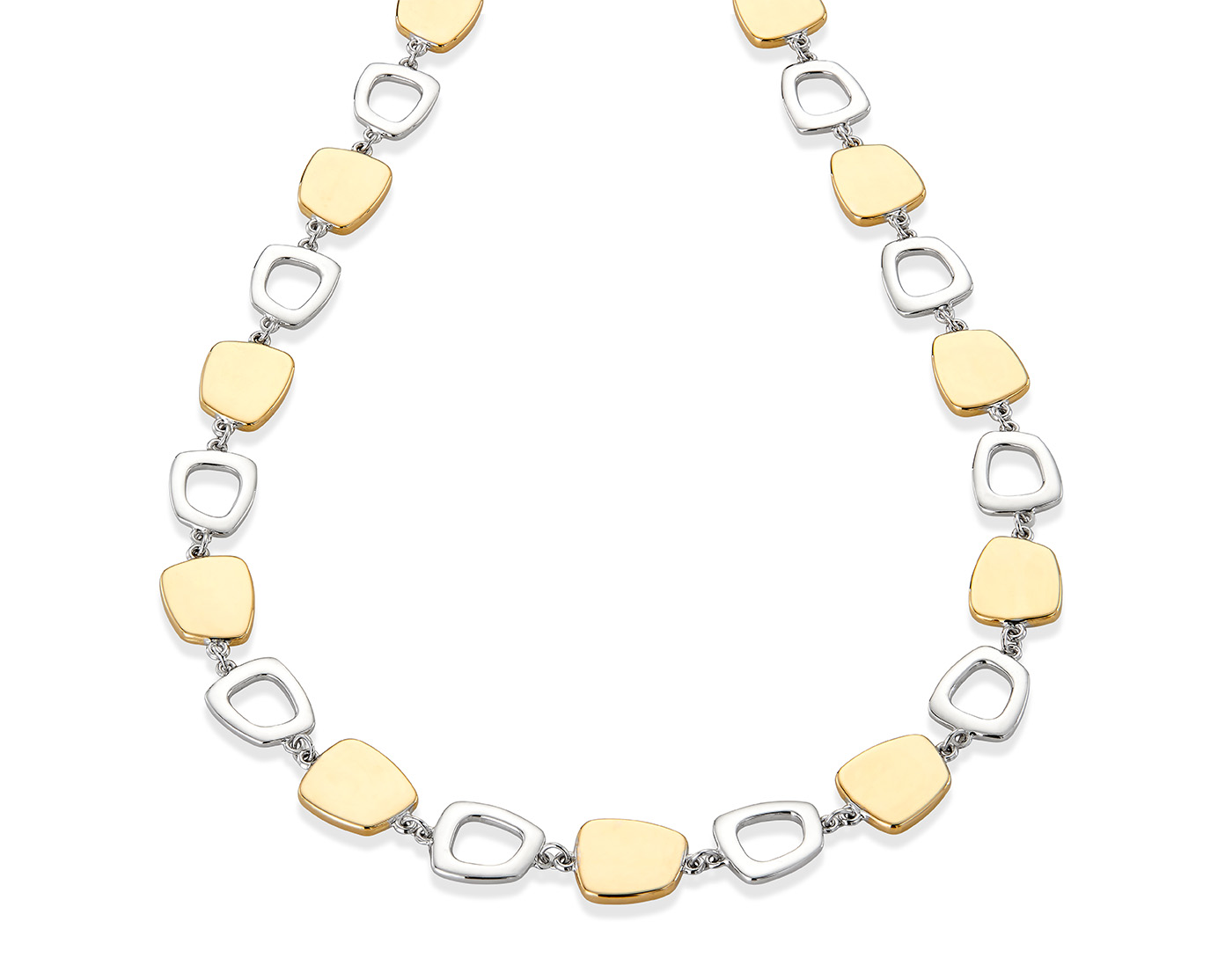 Haakonsen halskjede i gull og hvitt gull.