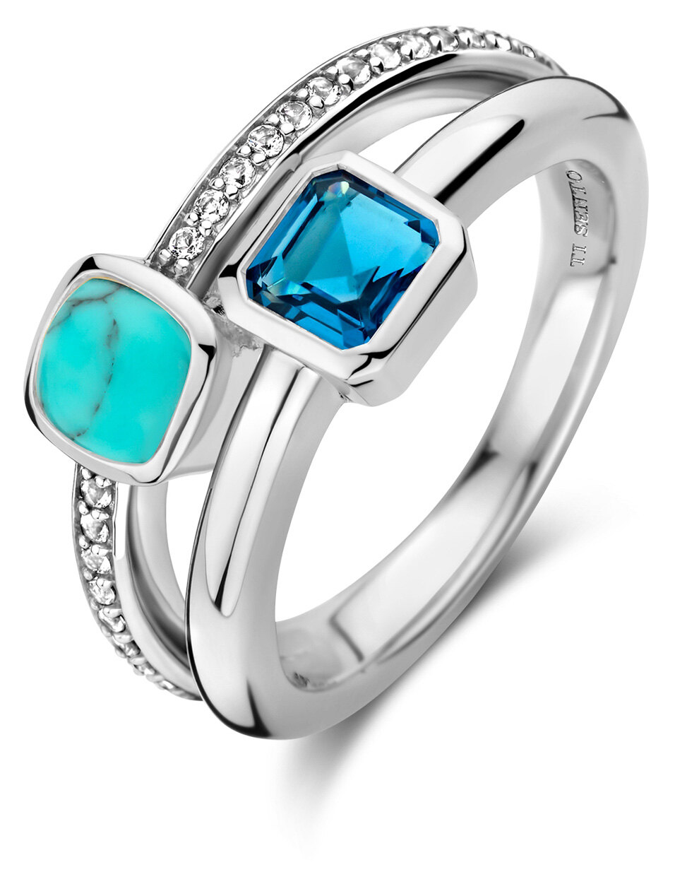 Ti Sento ring i sølv.