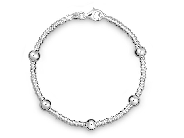 Quinn kulearmbånd i sølv