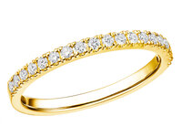 Haakonsen Selena alliansering i gull med diamanter 0.19 ct.