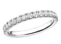 Haakonsen Selena alliansering i hvitt gull med diamanter 0.50 ct.