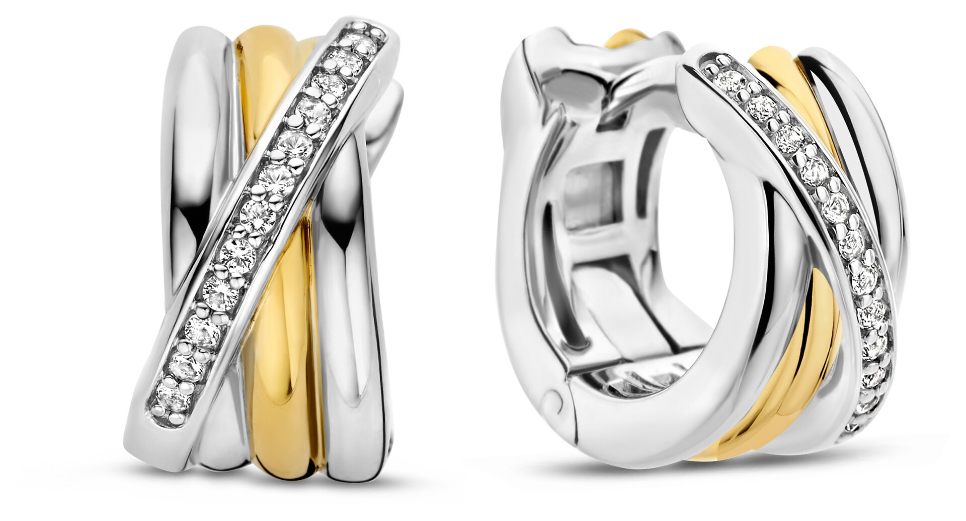 Ti Sento øreringer i sølv.