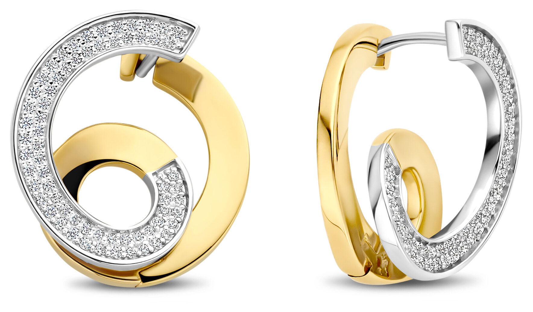 Ti Sento ørepynt i sølv.